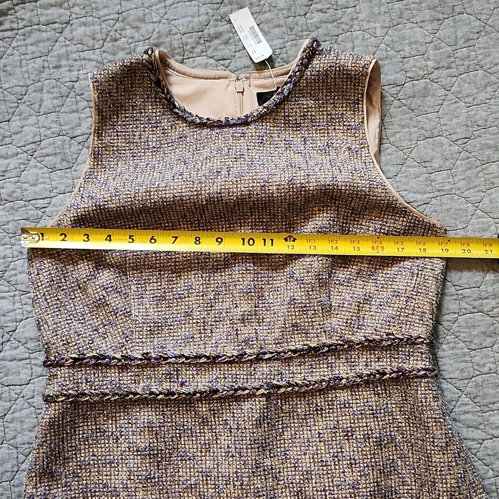 J. Crew Multicolor Tweed Midi Dress - Picture 8 of 12